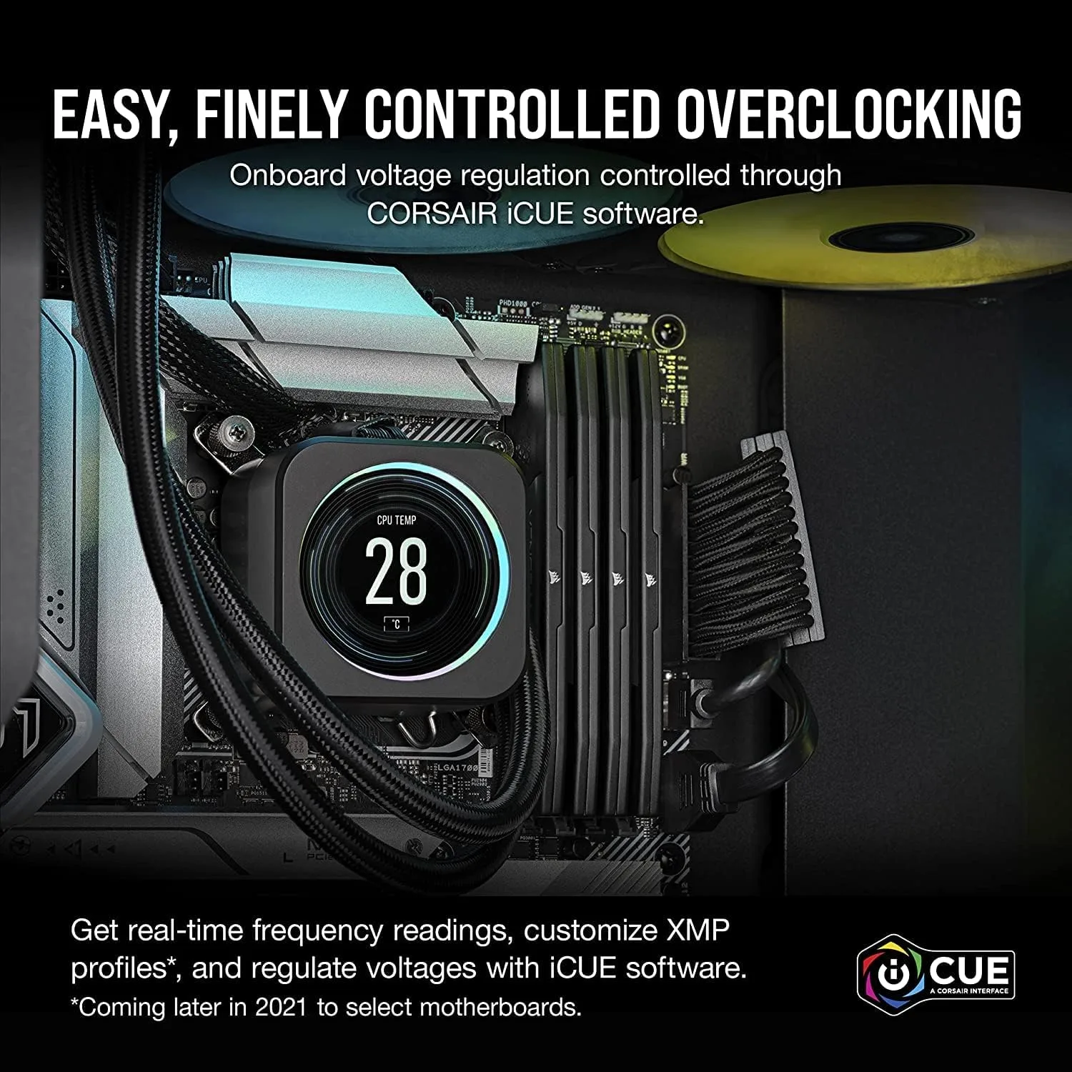 RAM CORSAIR VENGEANCE 2X32 64GB 5200MHZ BLACK