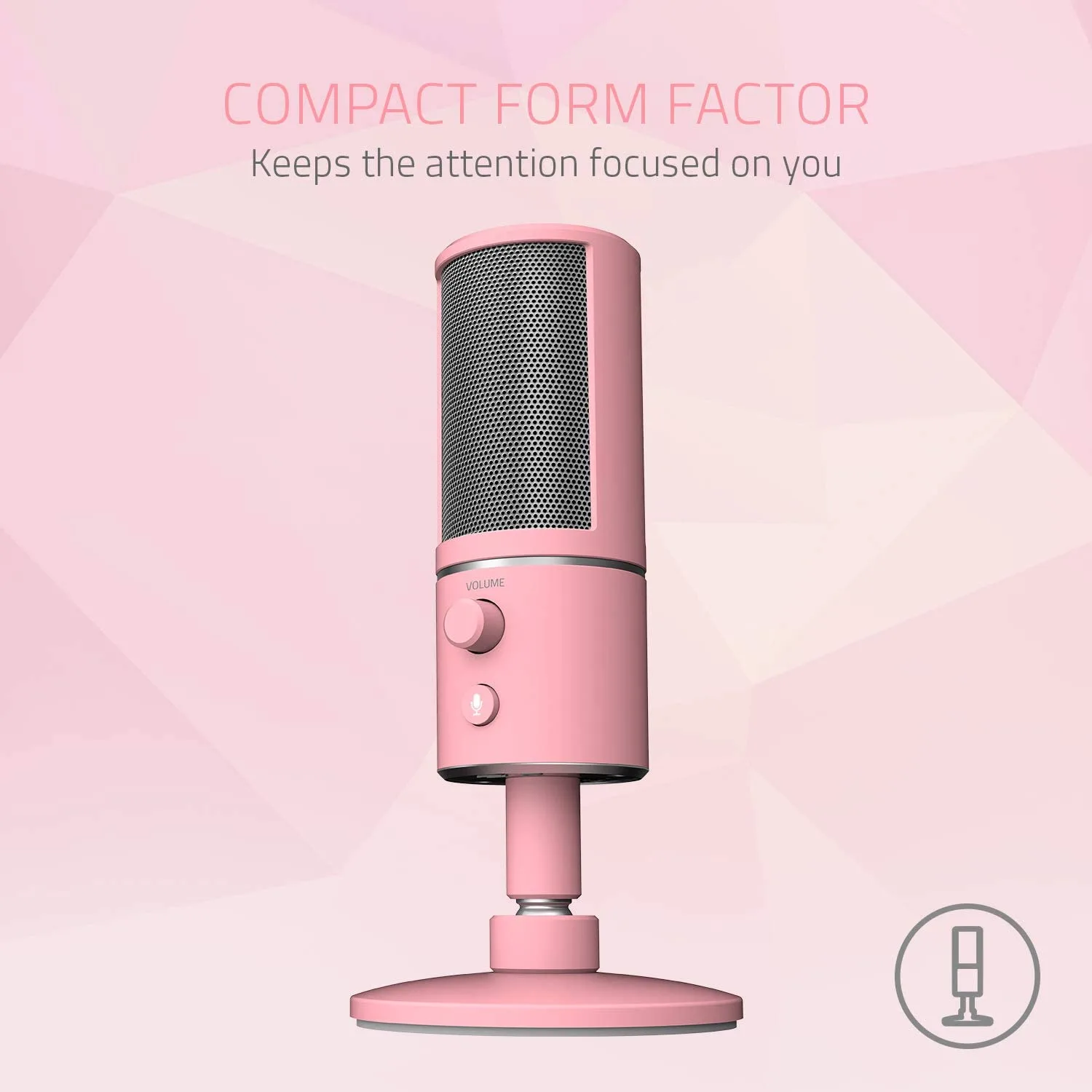 RAZER SEIREN X MIC pink