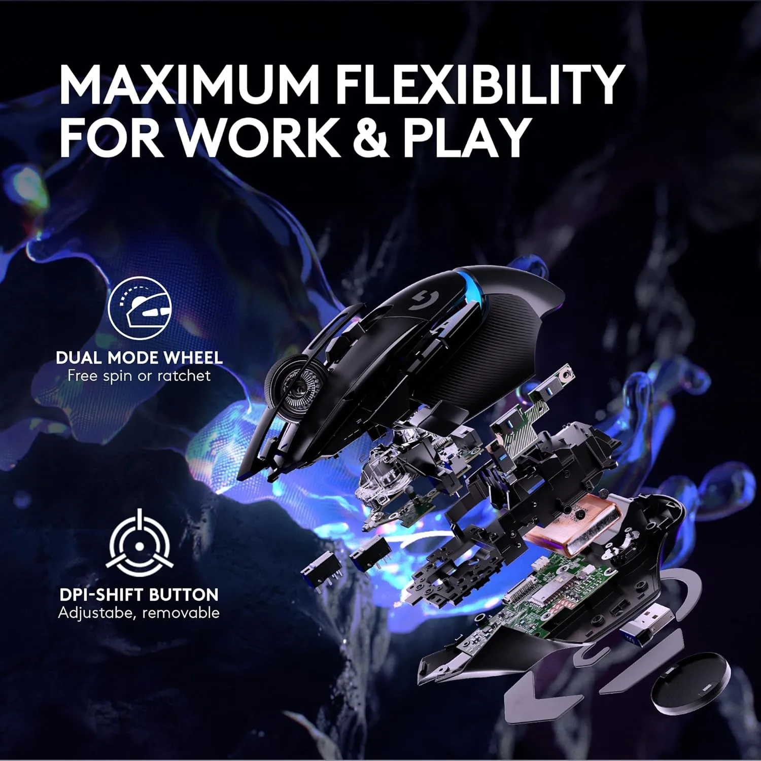 MOUSE LOGITECH G502X PLUS WIRELESS