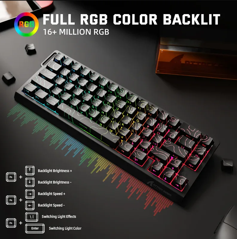 X68 pro HE BLACK ATTAACK SHARK