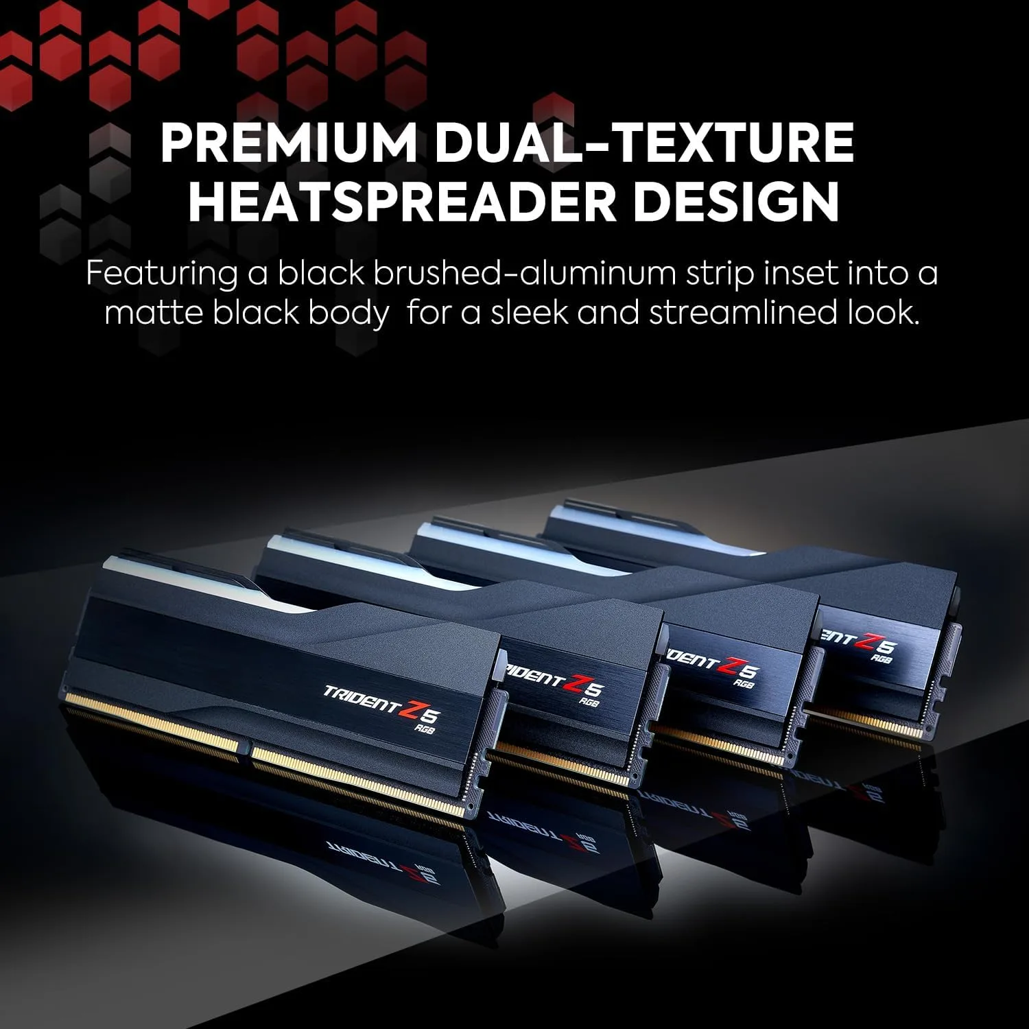 RAM G SKILL TRIDENT Z5 2X32 64GB 6400MHZ CL32 RGB BLACK