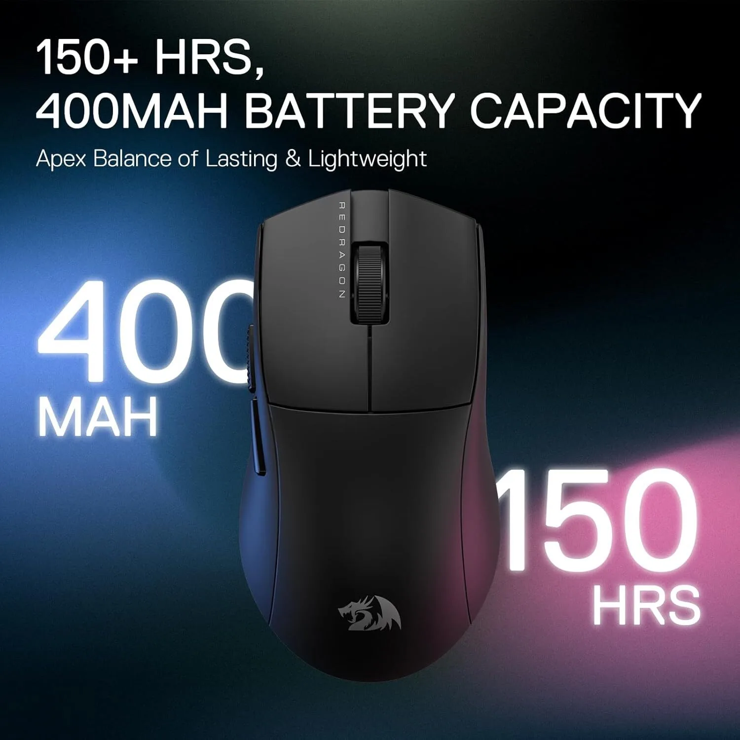 MOUSE REDRAGON KING M916 PRO 1K BLACK