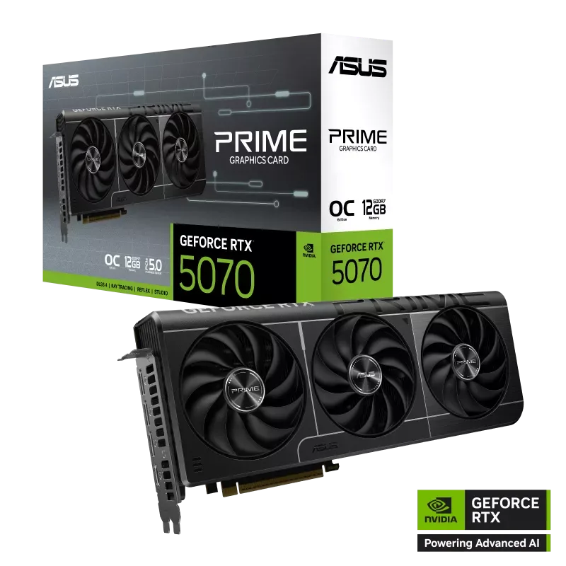 ASUS PRIME GeForce RTX™ 5070 12GB GDDR7 OC Edition