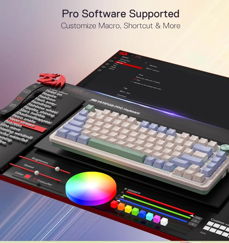 REDRAGON K673CPG-RGB