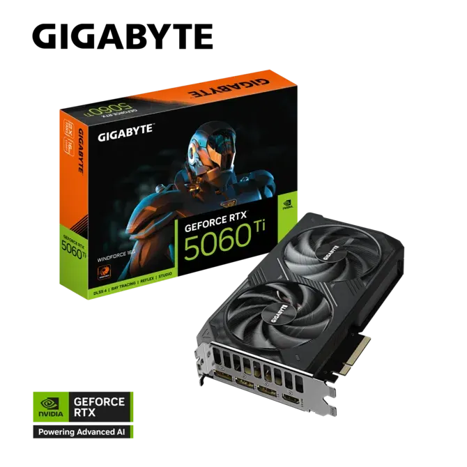 GeForce RTX™ 5060 Ti WINDFORCE 16G