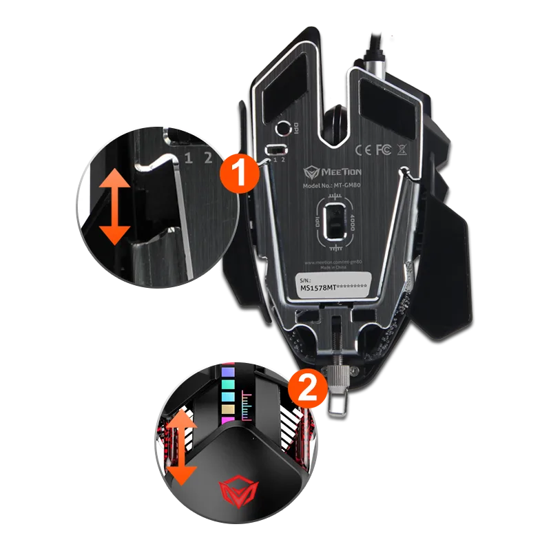 MEEETION MOUSE MG80